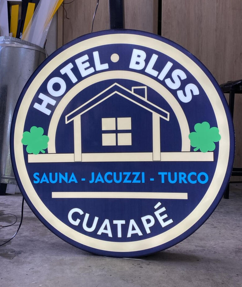 Hotel Bliss Sign Hotel bookings